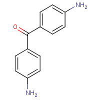 4,4'-Diaminobenzophenone formula graphical representation
