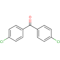 4,4'-Dichlorobenzophenone formula graphical representation