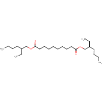 Bis(2-ethylhexyl) sebacate formula graphical representation