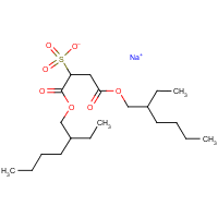 Docusate sodium formula graphical representation