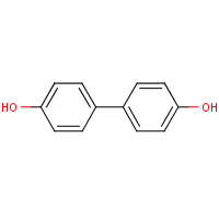 4,4'-Dihydroxybiphenyl formula graphical representation