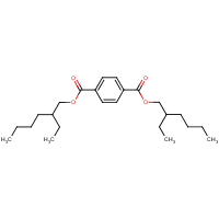 Bis(2-ethylhexyl) terephthalate formula graphical representation