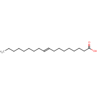 Elaidic acid formula graphical representation