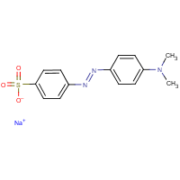 Methyl orange formula graphical representation