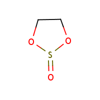 Glycol sulfite formula graphical representation