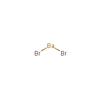 Barium bromide formula graphical representation