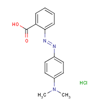 Methyl red hydrochloride formula graphical representation