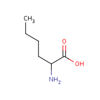 D-(-)-Norleucine formula graphical representation