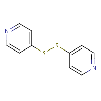 4,4'-Dipyridyl disulfide formula graphical representation