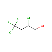 2,4,4,4-Tetrachloro-1-butanol formula graphical representation