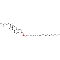 Cholesteryl oleyl carbonate formula graphical representation