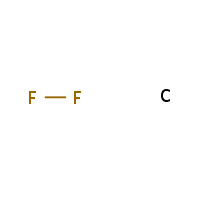 Graphite fluoride formula graphical representation