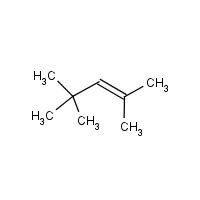 2,4,4-Trimethyl-2-pentene formula graphical representation