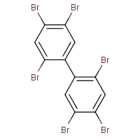 2,4,5,2',4',5'-Hexabromobiphenyl formula graphical representation