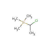 (1-Chloroethyl)trimethylsilane formula graphical representation