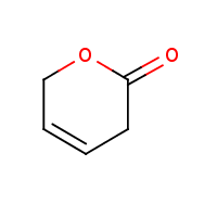 5,6-Dihydro-2H-pyran-2-one formula graphical representation