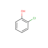 2-Chlorophenol formula graphical representation