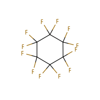 Dodecafluorocyclohexane formula graphical representation
