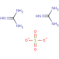 Guanidine sulfate (2:1) formula graphical representation