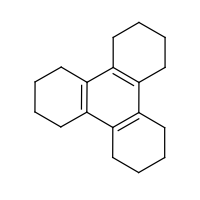 Dodecahydrotriphenylene formula graphical representation