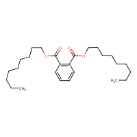 Dinonyl phthalate formula graphical representation