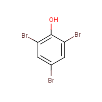 2,4,6-Tribromophenol formula graphical representation