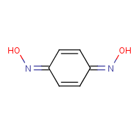 p-Benzoquinone dioxime formula graphical representation
