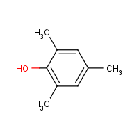 2,4,6-Trimethylphenol formula graphical representation