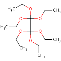 Hexaethoxyethane formula graphical representation