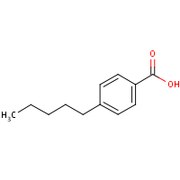 4-Pentylbenzoic acid formula graphical representation