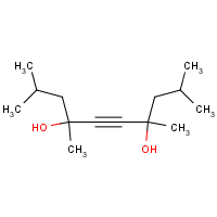 2,4,7,9-Tetramethyl-5-decyne-4,7-diol formula graphical representation