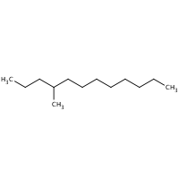 Dodecane, 4-methyl- formula graphical representation
