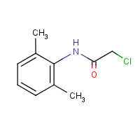 alpha-Chloro-2,6-dimethylacetanilide formula graphical representation