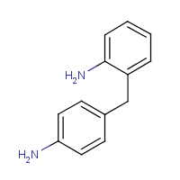 2,4'-Methylenedianiline formula graphical representation