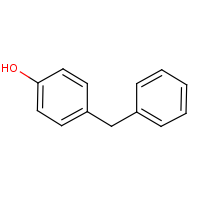 p-Benzylphenol formula graphical representation