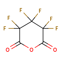 Hexafluoroglutaric anhydride formula graphical representation