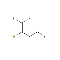 4-Bromo-1,1,2-trifluoro-1-butene formula graphical representation