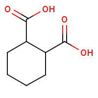 Hexahydrophthalic acid formula graphical representation