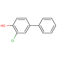 2-Chloro-4-phenylphenol formula graphical representation